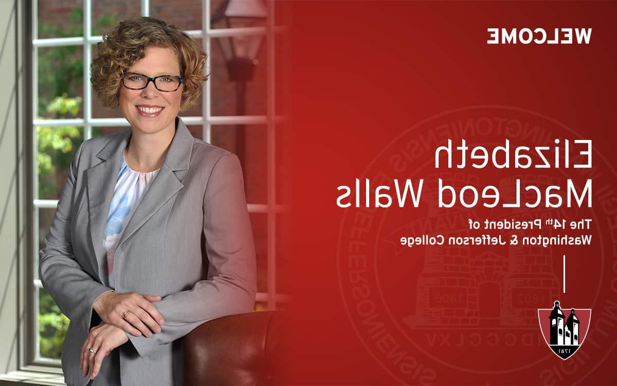 Image with text and lady in professional attire with glasses.